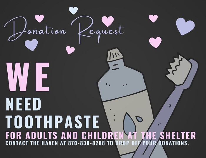 Donation Request Toothpaste